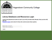 Tablet Screenshot of ezproxy.hagerstowncc.edu